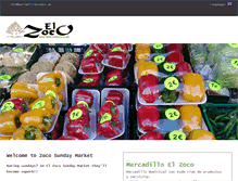 Tablet Screenshot of mercadilloelzoco.es